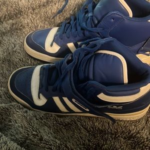 Adidas royal blue classic high tops size11